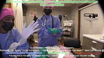 Abspielen Nurse Stacy Shepard & Nurse Jewel ziehen verschiedene Farben, Größen und Arten von Handschuhen an, um herauszufinden, „welcher Handschuh am besten passt“ @girlsgonegyno.com