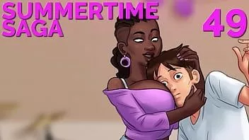 Играть Summertime saga # 49 • пытается порадовать грудастую учительницу