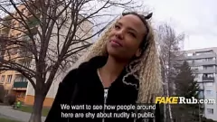 Play Fucked a European Babe: Public Pussy Pounding for Cash