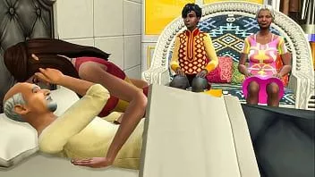 play Hintli baba anne ve oğlunun önünde kızını sikikleri - desi teen fuck